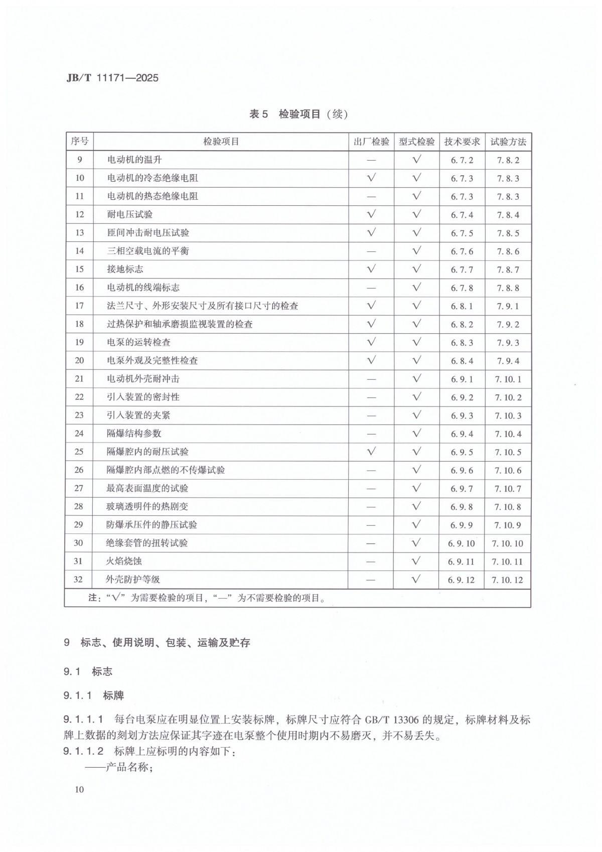 JBT 11171-2025 溴化锂吸收式空调机内用屏蔽电泵_14